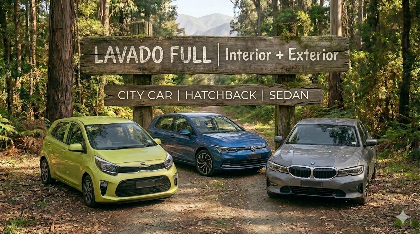 Lavado Exterior | City Car - Hatchback - Sedán