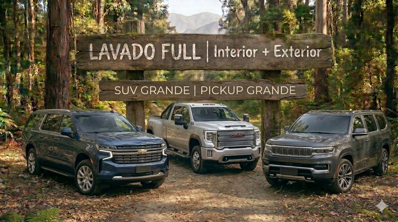 Lavado Exterior | SUV Grande y Pick Up Grande